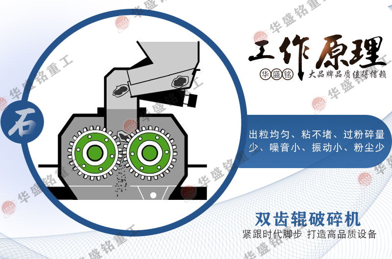 雙(shuang)齒輥破(po)碎(sui)機工(gong)作(zuo)原(yuan)理
